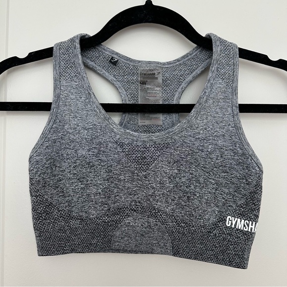 Gymshark Other - Gymshark Gray Ombré Racerback Sports Bra